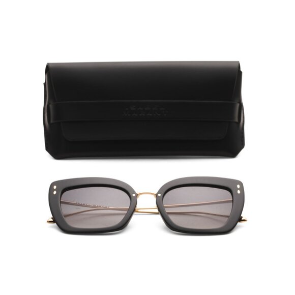 ISABEL MARANT BLACK/GOLD 53mm Sunglasses - Picture 1 of 2